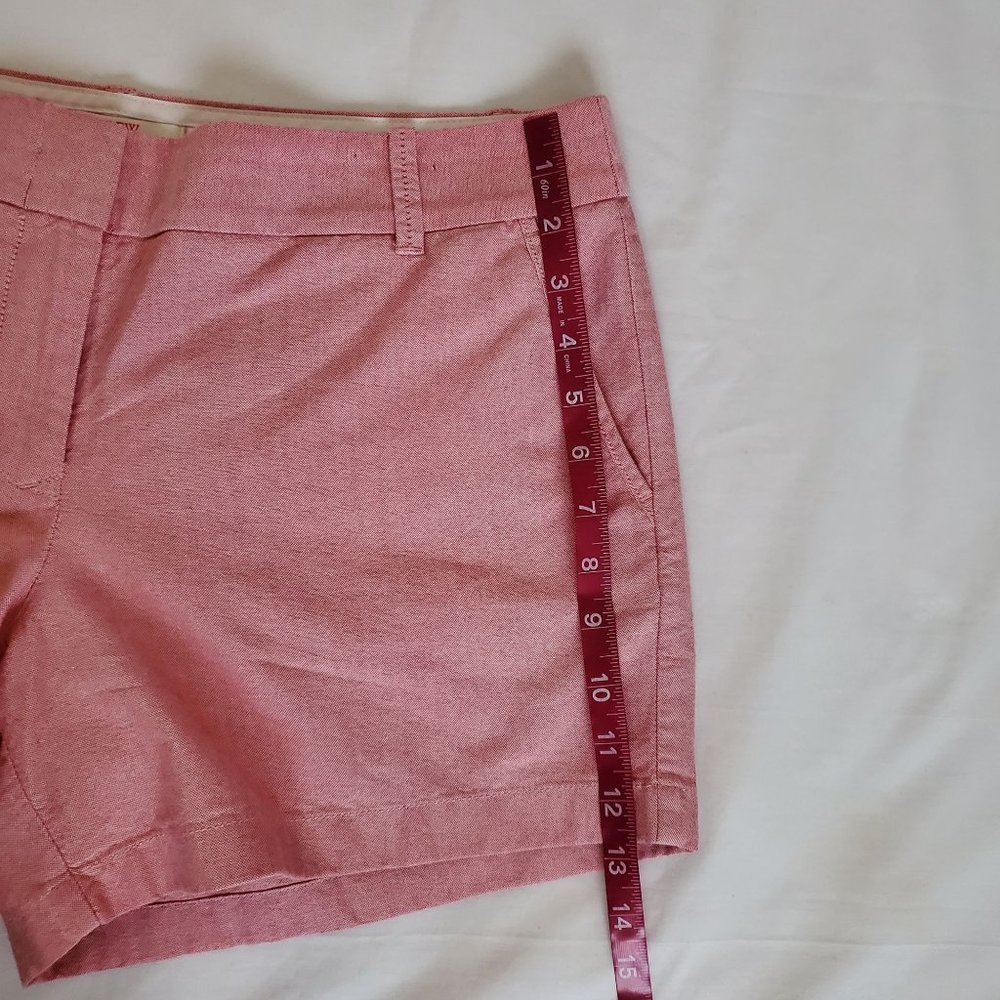 J. Crew Women's 100% Cotton Broken-In Chino Shorts Dusty Pink Size 12 - Picture 11 of 11